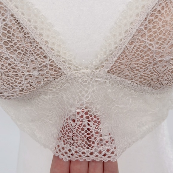 Victoria’s Secret Lace Bralette Cream and White Size Large - Picture 3 of 10